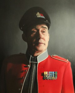Military Portrait Painting by Gary Armer