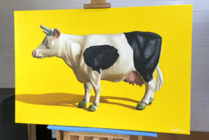 Cow Oil Painting