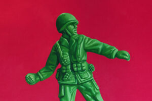 Detail of Toy Soldier Realism Oil Painting