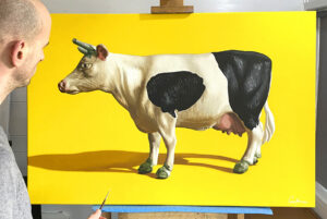 Toy Cow Painting