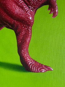 Painting of T Rex Foot