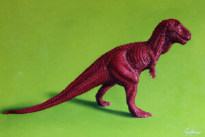 Tyrant Lizard Painting by Gary Armer
