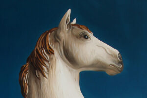 Detail of White Horse Painting