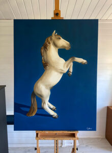 Painting of Toy Horse