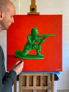 Gary Armer Painting Toy Soldier