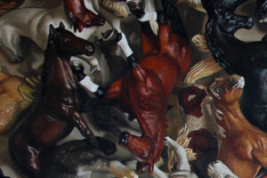 Detail of Equestrian Dream Painting