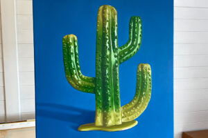 Cactus Toy Realism Painting
