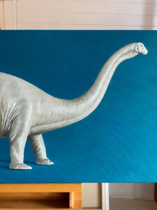 Detail of Brontosaurus Painting