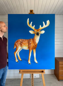 Gary Armer Formosan Sika Deer Artwork