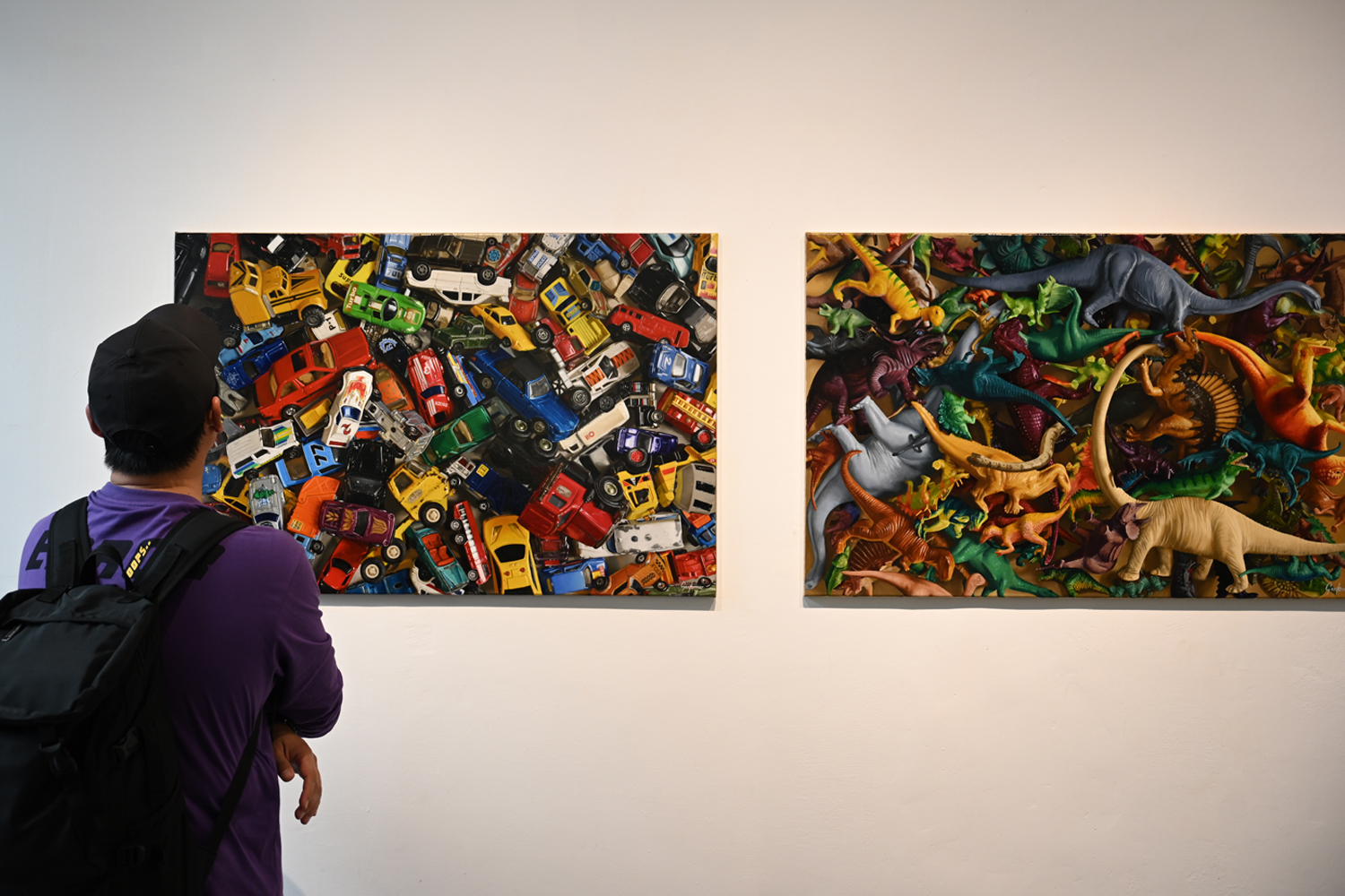 Art Collector at Solo Exhibition