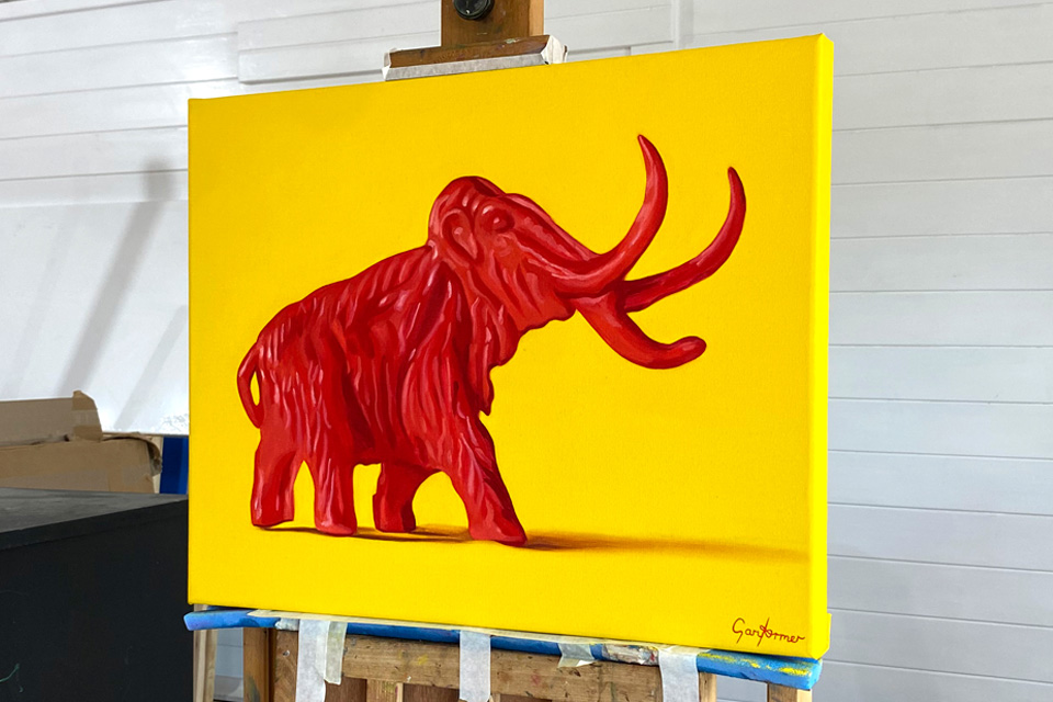 Plastic Extinction Woolly Mammoth